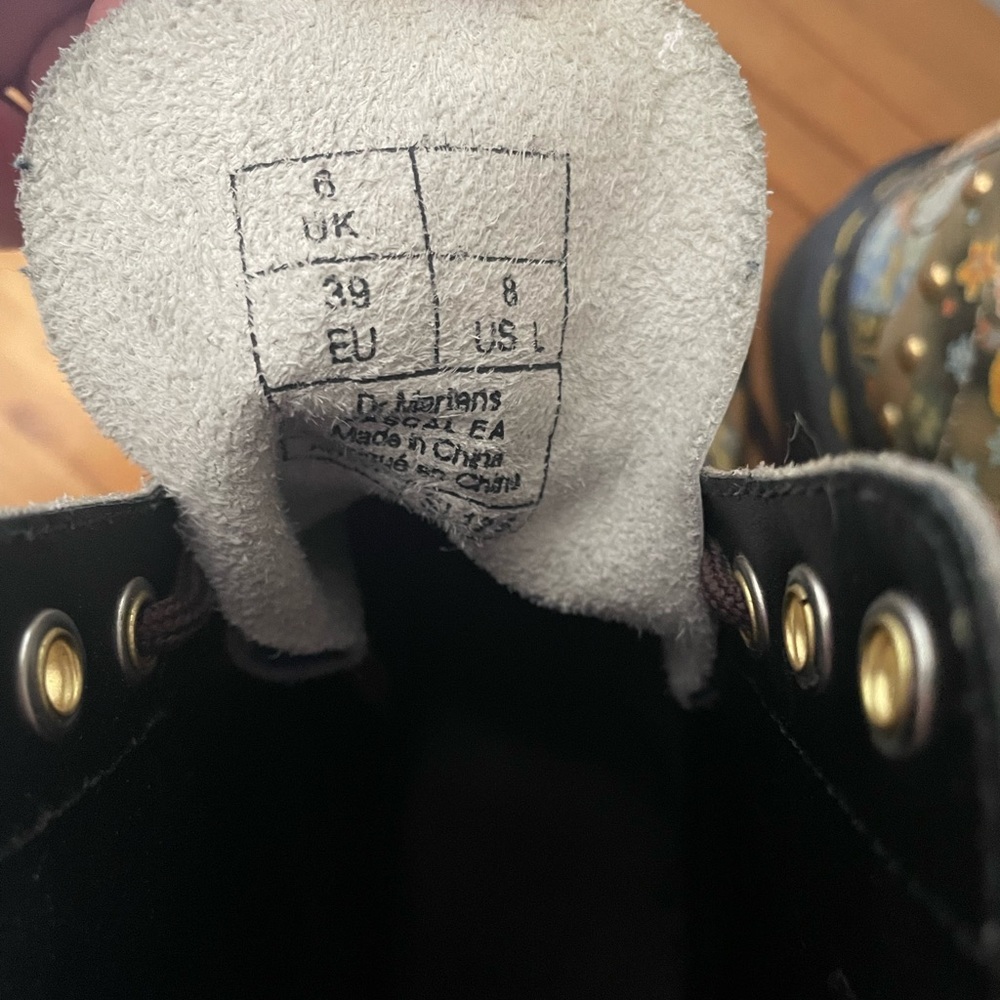 Dr. Martens 1460 Eastern Art Combat Boots - Picture 4 of 4